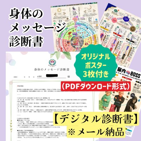 身体のメッセージ診断書《デジタル診断書/メール納品》