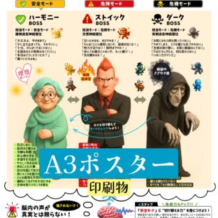 脳内BOSS《A3ポスター(印刷物) ×1枚》